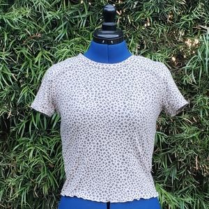 Cheetah Print Crop Top